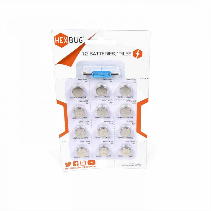 HEXBUG Batteries (12 pack) with Screwdriver