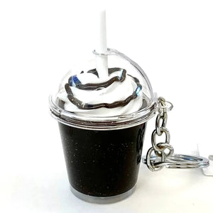 Chocolate Ice-Coffee Keychain