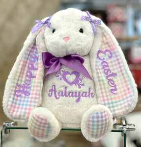 13 " Personalized Easter Bunny Rabbit